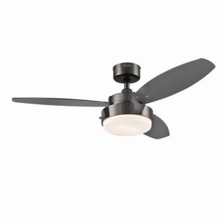  Lighting 42 Alloy 3 Blade Ceiling Fan with Remote 78764
