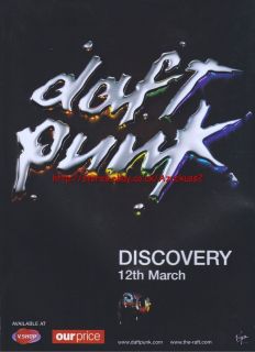 Daft Punk Discovery Album 2001 Magazine Advert 1062