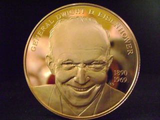 1890 ~ 1969 DWIGHT DAVID EISENHOWER ( SALUTE TO IKE ) medals unc
