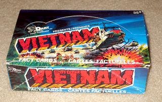 1988 Dart Flipcards Vietnam Unopened Box