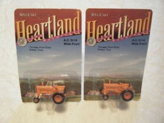 AGCO Heartland 1/64 Scale Die Cast Metal A.C. D 14 Wide Front Tractor