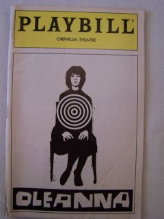 Oleanna David Mamet Broadway Orpheum Jim Frangione Mary McCann