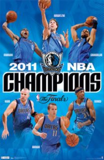 Dallas Mavericks 2011 NBA Champions Commemorative Poster