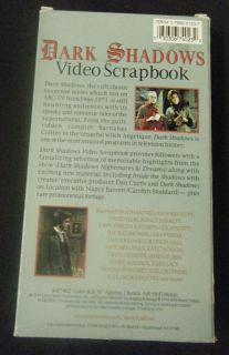  Video Scrapbooks VHS Jonathan Frid Joan Bennett David Selby