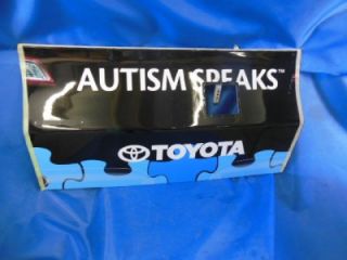 Denny Hamlin Race Used 11 FedEx Autism Speaks Rear Bumper Sheetmetal