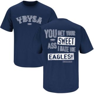 Dallas Cowboys Ybysa I Hate Eagles Blue T Shirt Size s 3XL