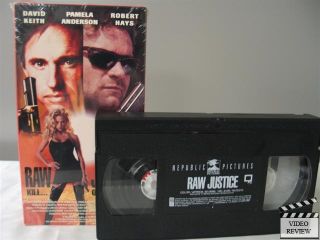 Raw Justice VHS 1994 David Keith Pamela Anderson Robert Hayes