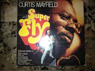 CURTIS MAYFIELD lp SUPERFLY CURTOM 8014 STEREO ORIGINAL SOUNDTRACK DIE