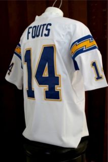 Chargers Dan Fouts White Throwback Jersey