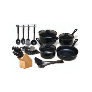   Cookware Set Complete Pots Pans More Kitchen Tool Cutlery Big NEW