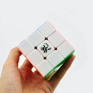 Dayan GuHong 3x3 Speed Cube 6 Color Stickerless for children