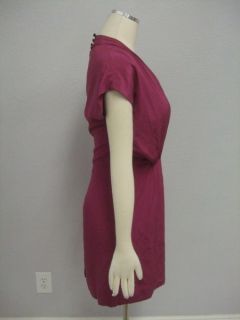 Christopher Deane Silk Purple Wrap $109 Fashionable Stylish Sexy Dress