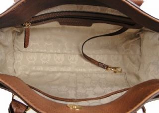 Michael Michael Kors Hamilton Leather East West Satchel Handbag Purse