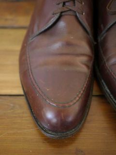  50s Breather Wright Leather Dapper Stitched Oxfords 11 D 45