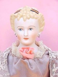 Emma Clear Doll Countess Dagmar Original Corset Signed Clear 20 5in