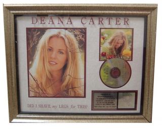 Deana Carter RIAA Platinum Record Award Presented to Ralph Carroll