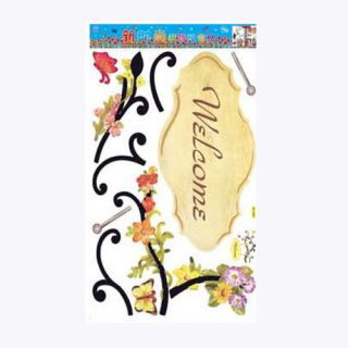 decorative wall decal sticker welcome sign wall stickers