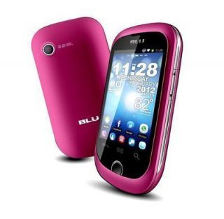 BLU Dash D130 Dual SIM Unlocked GSM Android 2 3 Phone 3G US Pink AT T