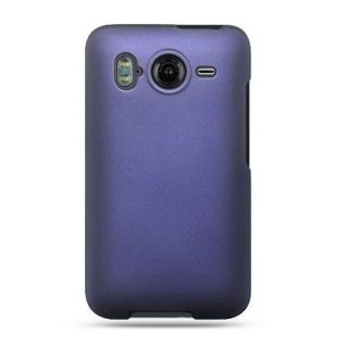 Deep Purple Skin Cover for at T HTC Inspire 4G Rubberized Snap on Hard