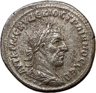 Trajan Decius 249AD Ancient Silver Roman Tetradrachm Coin Antioch