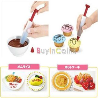  Pastry Syringe Cookies Cup Cake Cream Chocolate Decorating Pen