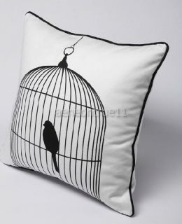 Cotton Bird Cage Decorative pillow Throw pillow Cover Cushion cases