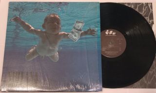 nirvana nevermind lp ultra rare original 1991 geffen records stereo