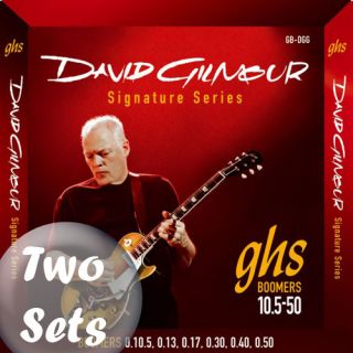 GHS David Gilmour Boomers Guitar Strings 10 5 50 2 Sets
