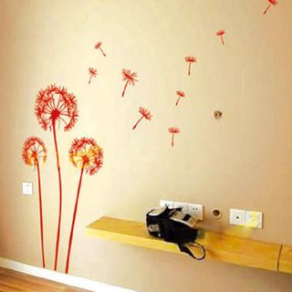 Dandelion Flying in The Wind Wall Decor Stickers Decals Art Mutural