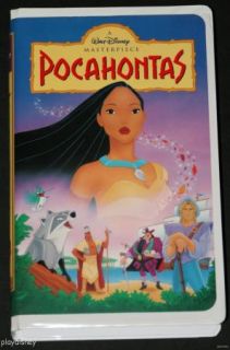 Walt Disneys Masterpiece Pocahontas VHS