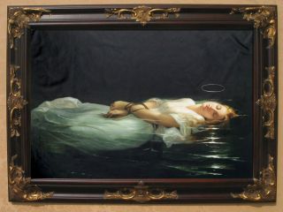 Paul Delaroche Young Martyr Oil Painting repro