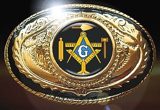 Masons Blue Lodge Tools Belt Buckle Masonic Mason Made in The USA