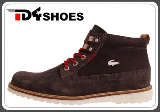 Lacoste Delevan 2 SRM Dark Grey Brown Khaki Mens Outdoors Shoes