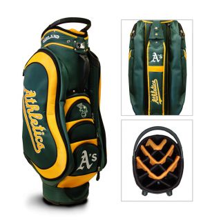 Authentic MLB Team Golf Oakland Athletics Medalist Golf Cart Bag   NEW