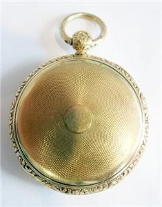 litherland davies h solid 18k english pocket watch