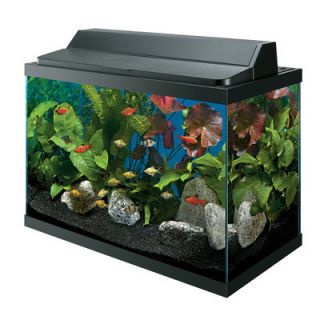 Aqueon 20H Gallon Deluxe Aquarium Complete Kit Just Add Water Fish