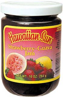 hawaiian sun strawberry guava jam 10 oz jar
