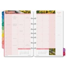 day timer garden path monthly planner refills monthly 5 5 x 8 5 1