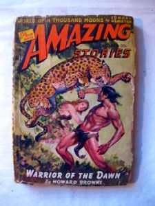  Science Fiction Amazing Stories 1942 Howard Browne Edmond Hamilton