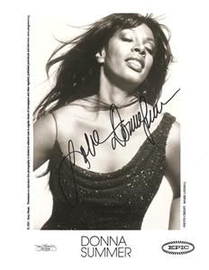 BAD GIRLS signed DONNA SUMMER   heaven knows   last dance   dim all