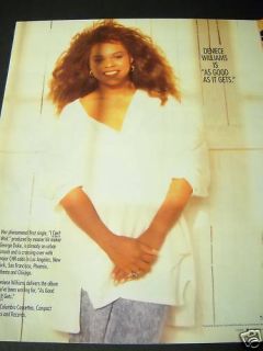 Deniece Williams as Good as It Gets 1988 Promo Trade Ad
