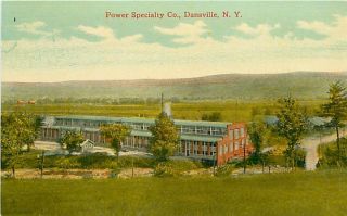 NY Dansville Power Specialty Co Town View Early T10559