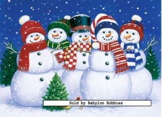  of Masterpieces 500 pieces jigsaw puzzle Five Snowman Friends (31146
