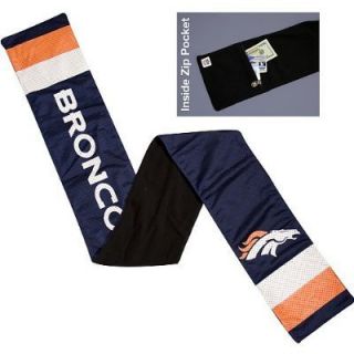 Denver Broncos NFL Gameday Jersey Scarf W Pocket SALE FREE U S
