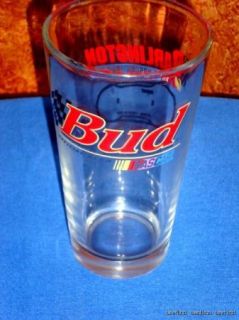 Budweiser Bud Beer Nascar Pint Glass Darlington