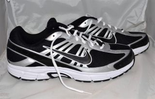 Nike Dart 8 Black White Silver Mens Running Shoes 395841 003 Sz 13 New