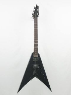 Great Dean V Dave Mustaine Bolt on Classic Black Electric Guitar Blem
