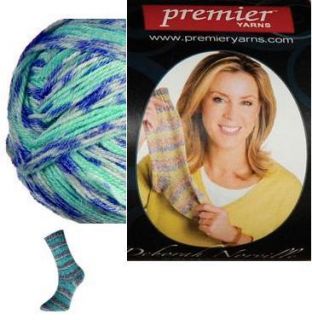 Premier Deborah Norville Serenity Sock Yarn Knitting yarn ~ Indigo