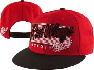 Detroit Red Wings 47 Brand Kelvin Adjustable Snapback Flat Brim Hat