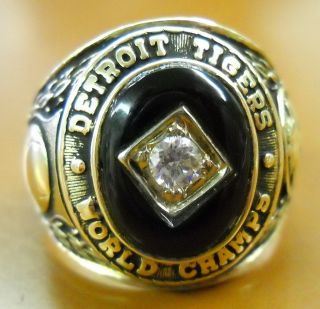 1968 DETROIT TIGERS WORLD SERIES CHAMPIONS STAFF MEMBERS AUTHENTIC 10K